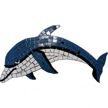 Imagem de Mosaico Para Piscina - Golfinho Ii Tamanho 40x80cm