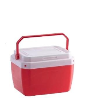 Imagem de Caixa Térmica Coller Latas Plastico Vermelha 6 Litros