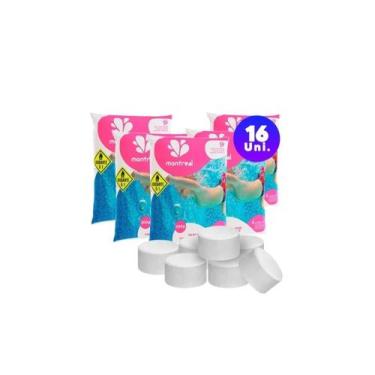 Imagem de Kit 16 Montreal Pastilha Tripla Ação 200gr