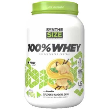 Imagem de Whey Protein Concentrado 100% Whey Baunilha 907g Synthesize - SYNTHESI