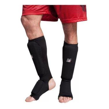 Imagem de Tornozeleira E Caneleira Protetora Luta Ee0066 Kanxa 1magnus, Preto, G