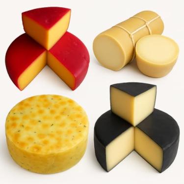 Imagem de Combo 4 tipos de Queijos da Canastra - Parmesão/Reino/Minas Tilsit ou Prato Cobocó/Provolone - (2kg)