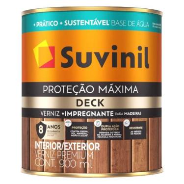 Imagem de Verniz Proteção Máxima Deck Acetinado Canela com 0,9 Litro - 50739859 