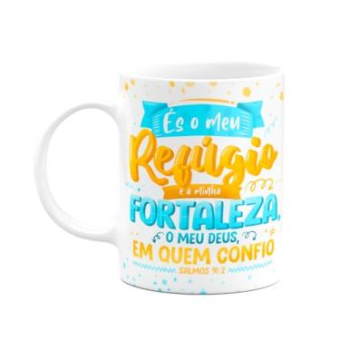 Imagem de JPS INFO, Caneca Salmo 91:2 - ?s o meu ref?gio e a minha fortaleza
