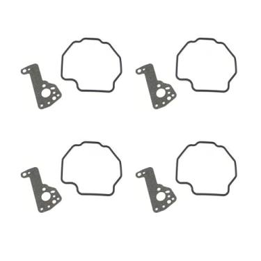 Imagem de Kit de reparo de carburador junta compatível com Virago XV400 XV535 Vmax1200 XVZ13 XVZ1300 XV 400 535 Vmax 1200 XVZ 13 1300 (4 conjuntos)