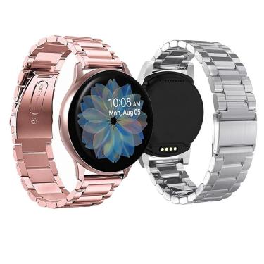 Imagem de Pulseira Smartwatch Kit 2 Uni Inox 3 Elos Smartband Band