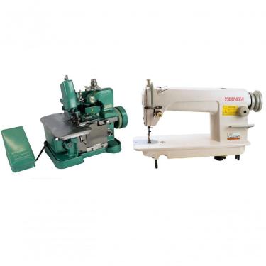 Imagem de Reta Industrial Yamata Fy8700 + Overlock Semi Industrial
