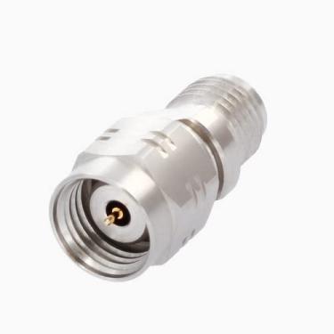 Imagem de withwave Adaptador de micro-ondas de precisão 1,85 mm macho para fêmea de 2,92 mm, CC para 40 GHz, 50 Ohm, corpo de aço inoxidável