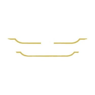 Imagem de Aplique Máscara Grade Para Mercedes-Benz Axor Dourado - Venka