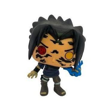 Imagem de Boneco Sasuke Naruto Bobble Head Coleção Miniatura Pop - Sasuke Uchiha