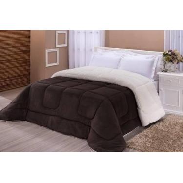 Imagem de Coberdrom Sherpa Casal Queen Edredom Pele De Carneiro - Sara Borin, MA