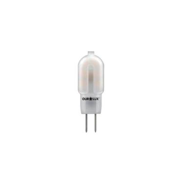 Imagem de Lâmpada Led G4 Ourolux Bipino 1,2W 12V, 6500 K - Branco Frio