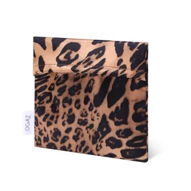 Imagem de DGAZ Bolsa de armazenamento de guardanapo higiênico, bolsa menstrual para meninas adolescentes, bolsa de menstruação portátil para forros de calcinha/copo menstrual/pequenos absorventes internos, mini