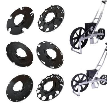 Imagem de UPOW Substituição de placa de semente 60009 para semeadora Earth-Way 1001-B, placa de semeadora de precisão para milho doce, rabanete, cenoura, ervilha, feijão e mais