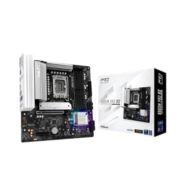 Imagem de ASRock B860M Pro RS Intel Core Ultra B860 DDR5 8666 MHz 256GB M.2 LGA1851 Micro ATX Placa-mãe SATA3 6.0 Gb/s PCIe 5.0 BIOS Flashback