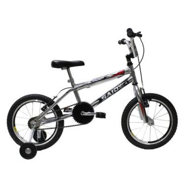 Imagem de Bicicleta Infantil Aro 16 Freios V-brake Com Rodinhas Cross - Saidx, A