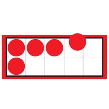 Imagem de Carson Dellosa Dez quadros e contadores manipulador matemático, 484 peças recortes para quadro de avisos, 10 quadros e balcões, decoração de sala de aula de matemática