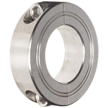 Imagem de Colarinho de fixação de duas peças Climax Metal M2C-08-S, métrico, aço inoxidável, furo de 8 mm, diâmetro externo de 24 mm, largura de 9 mm,