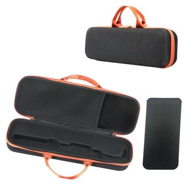 Imagem de NUHFUFA Estojo rígido para alisador de secador de cabelo Airstrait HT01, com tapete isolado de silicone, estojo portátil de armazenamento de viagem, à prova de choque, impermeável, bolsa protetora de