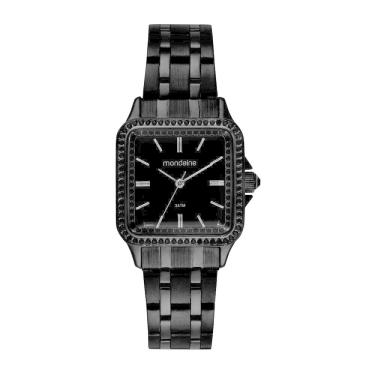 Imagem de Relógio MONDAINE feminino analógico preto 32824LPMVPE3