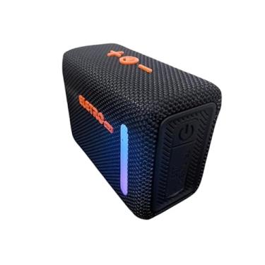 Imagem de Caixa de Som Bluetooth Portátil, 30W, À Prova D'água IPX4, LED, Rádio FM, Preta