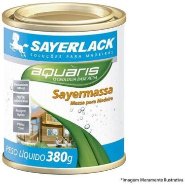 Imagem de Massa para Madeira Base Agua Sayermassa 380g Pinus - Sayerlack