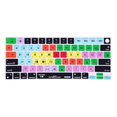 Imagem de XSKN Capa para teclado Avid Media Composer Shortcut US Layout para MacBook Air 13.6 15,3 polegadas M2 M3 M4 2022 2023 2024 2025 com Touch ID A2681 A3113 A3240 A2941 A3114 A3244 1