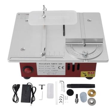Imagem de TOPINCN SAW de Bancada de 96W, Serras de Mesa de Precisão DIY, Cortador de Madeira, Ferramenta de Corte de Mesa, Serra de Mini Bancada Portátil para o Corte de Metal de (Plugue nos EUA)