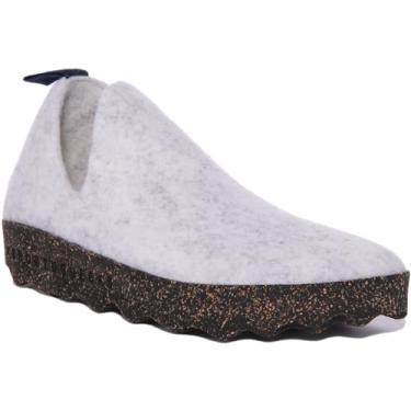 Imagem de Asportuguesas Mocassim feminino City, Off-white, 6.5-7