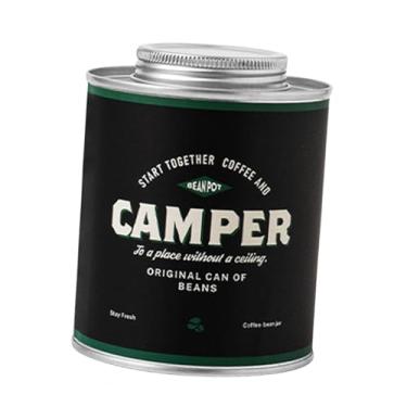 Imagem de SiaBiced Lata de café, jarra de alimentos, recipiente de armazenamento de grãos de café, tanque de armazenamento selado para açúcar, Style C