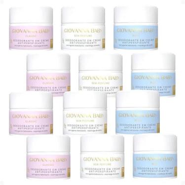 Imagem de Kit Giovanna Baby: 12 Desodorantes em Creme Antiperspirante 55g