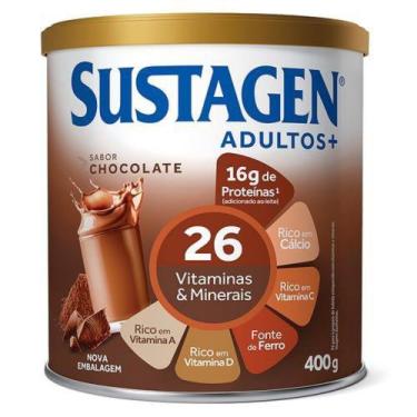 Imagem de Sustagen Adultos+ Sabor Chocolate 400g, 400g, Chocolate