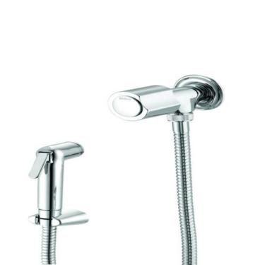 Imagem de Ducha Higiênica com Registro 1850 1/4 de Volta Domus Cromado - Meber M