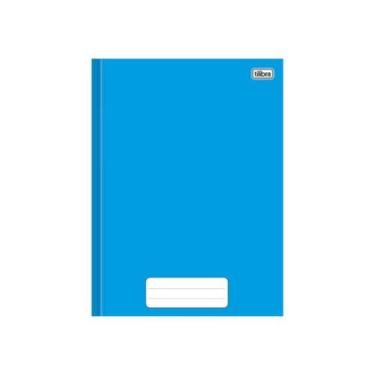 Imagem de Caderno Brochura Pepper Tilibra Azul com 80 Folhas Pautadas A5 Pequeno