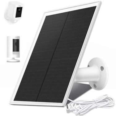 Imagem de Carregador de painel solar SWLATUTOKF 6W 5V para Ring Stick Up Cam