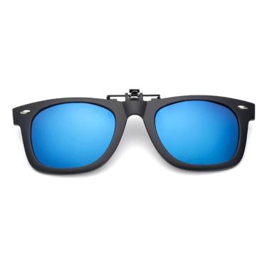 Imagem de Lente Clip On De Plástico Resistente Unissex Proteção Uv400