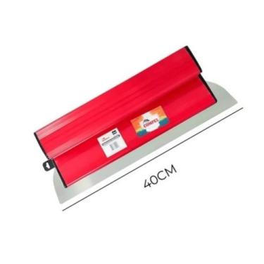 Imagem de Desempenadeira Berox Inoxidável 40cm Compel Massa Corrida