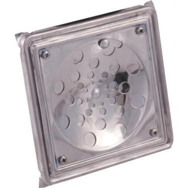 Imagem de Ralo Quadrado Rotativo com Caixa 10 x 10 cm En - Met.prinox
