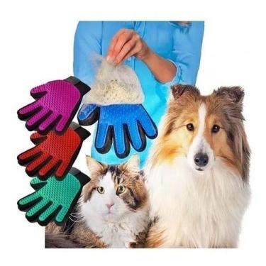 Imagem de Luva Nano Magnética Tira Pelos Pets Cães Gatos  - 123útil