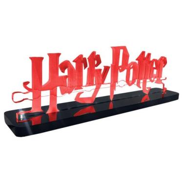 Imagem de Luminária Geek Harry Potter - Base Acrílico Preto, Iluminação LED - MK