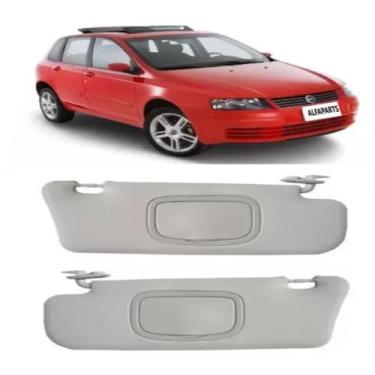 Imagem de Par Quebra Tapa Sol Com Caixa Espelho Fiat  Stilo 2003 a 2010 - Newtec