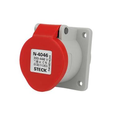 Imagem de Tomada Embutir Newkon 16A 3P+T Steck 380/440V IP44 N4046