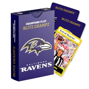 Imagem de Blitz Champz | Football Card Game (Ages 7+) | Fun Family Game | Party Game | Gifts for Football Fans | Card Game for Kids | Card Game for Adults (Baltimore Ravens)