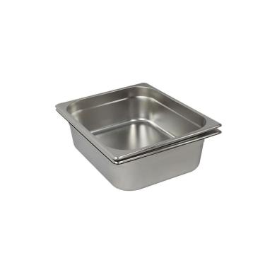 Imagem de 2 Cubas Gastronômica Buffet GN 1/2 150mm Aço Inox Sem Alça