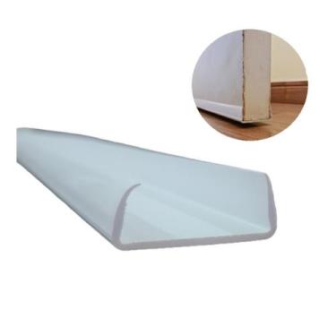 Imagem de Protetor Salva Porta Ajustável de Encaixe 100cm Branco - UTILPRATIC