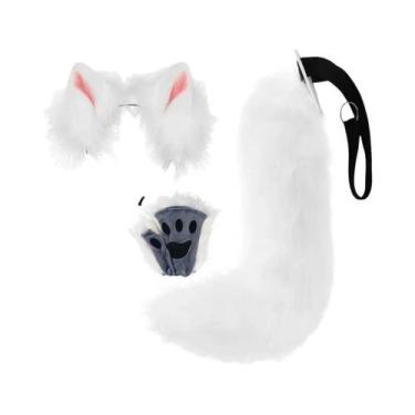 Imagem de Fantasia De Cosplay De Orelhas De Raposa De Pelúcia Feita À Mão, Acess