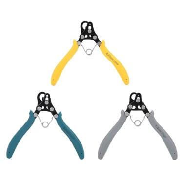 Imagem de Asixxsix 3pcs Um Passo Looper Conjunto, 1,5 Mm 2,25 Mm 3,0 Mm Fazendo Alicate Com Alça de Deslizamento Anti-deslize, Alicates de Loop de Arame para Fios Artesanais de 18-26 Medidores