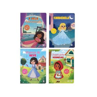 Imagem de Quebra-cabeça com 20 peças - Coleção Contos Clássicos - kit com 04 tít