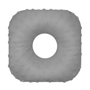 Imagem de ＫＬＫＣＭＳ Travesseiro protetor de orelha para piercing de orelha, leve, confortável, respirável, ergonômico, portátil, protetor auricular com furo, Cinza