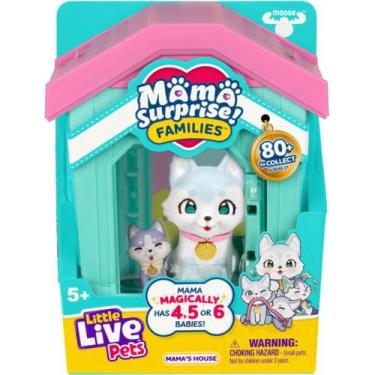 Imagem de Little Live Pets Mama Surprise Família Husky Casinha FUN